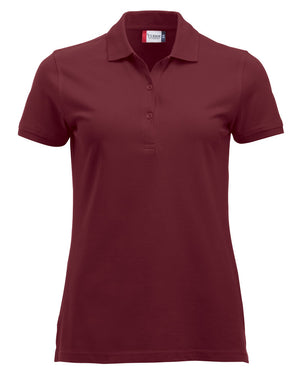 Classic Marion S/S Polo - burgundy