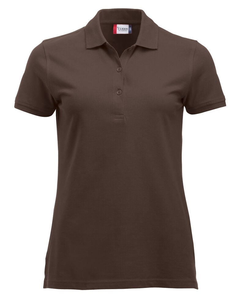 Classic Marion S/S Polo - dark mocca