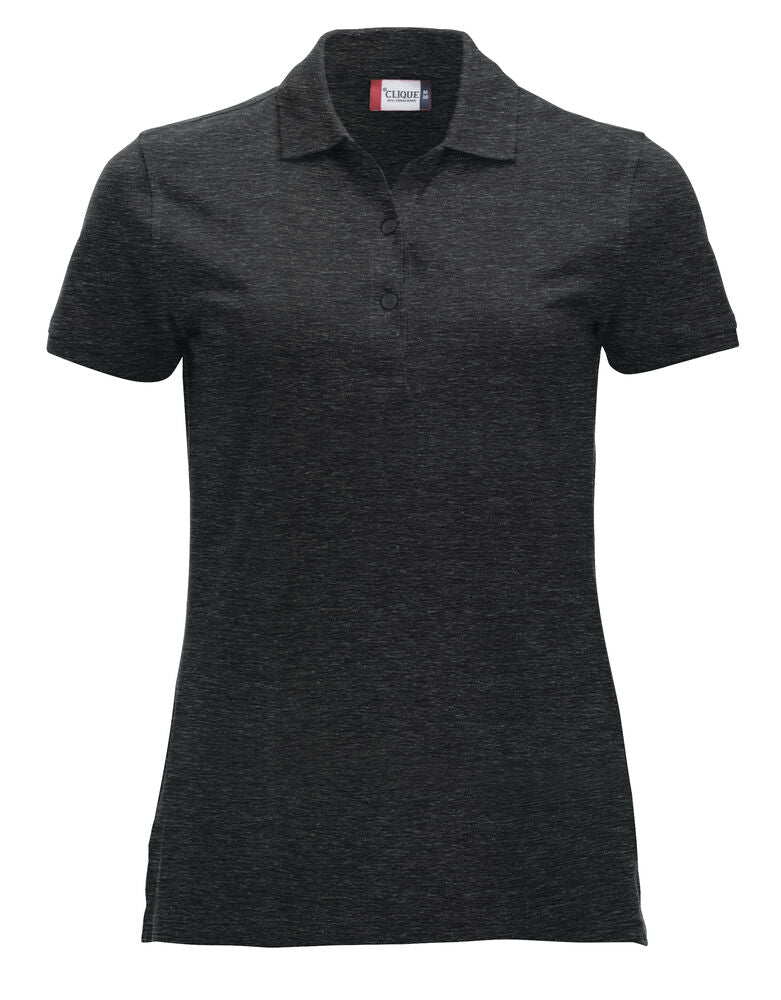 Classic Marion S/S Polo - antracit melange