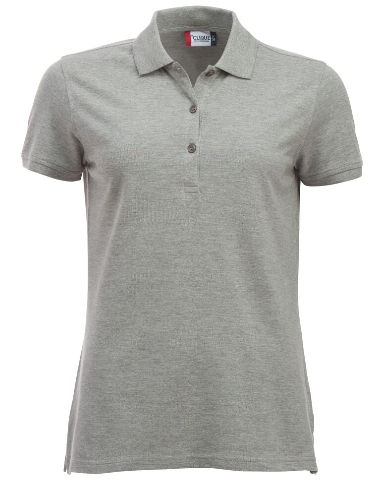 Classic Marion S/S Polo - grey melange