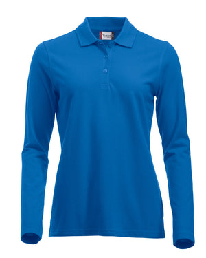 Classic Marion L/S Polo - royal blue