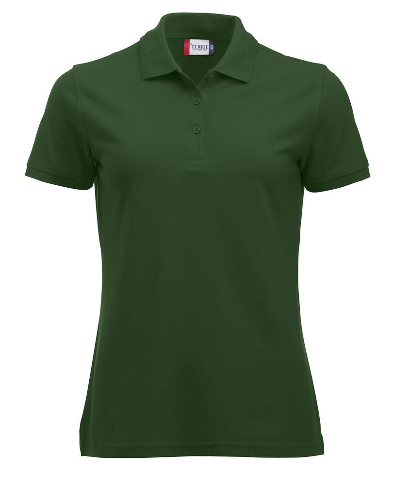 Manhattan Women Polo - bottle green
