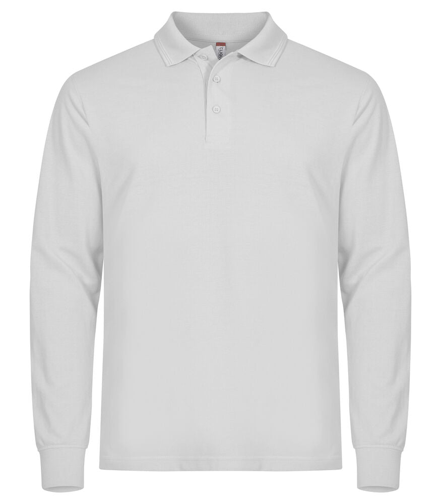 Manhattan L/S Polo - white