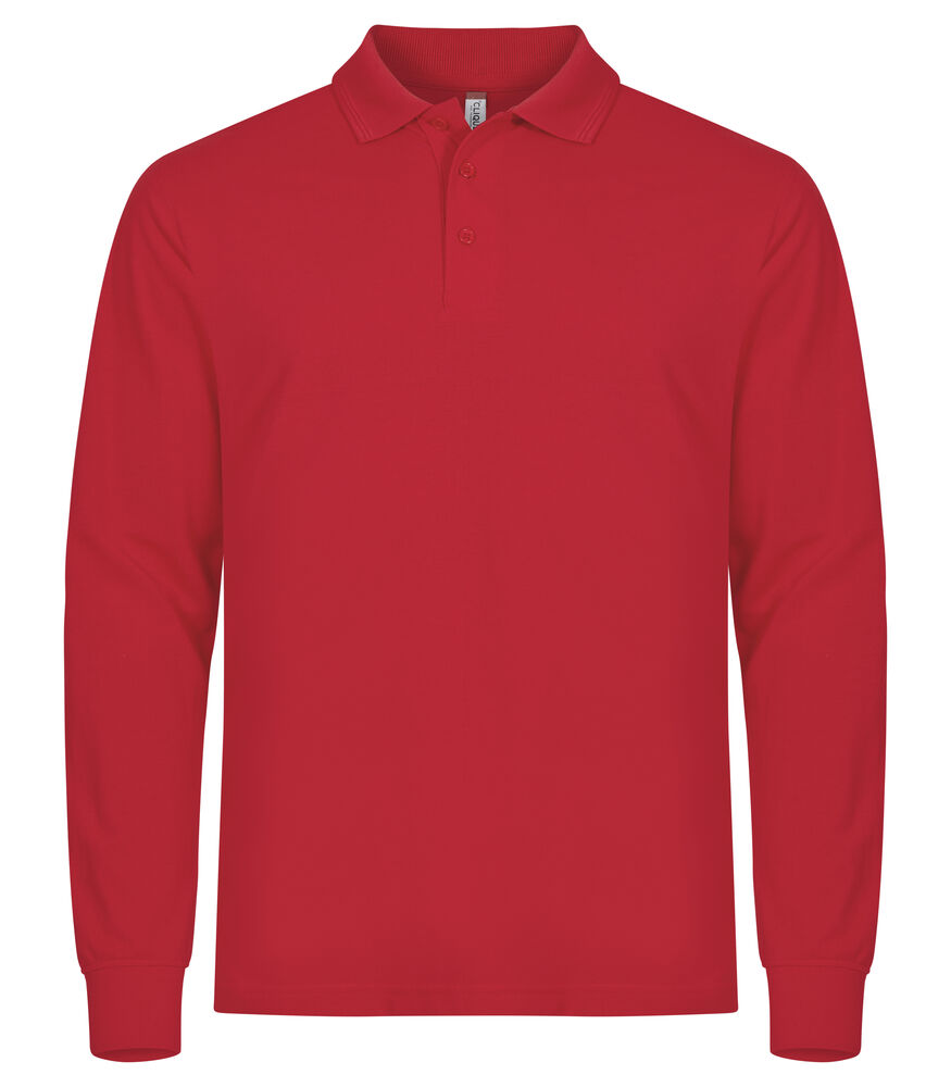 Manhattan L/S Polo - red