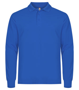 Manhattan L/S Polo - royal blue
