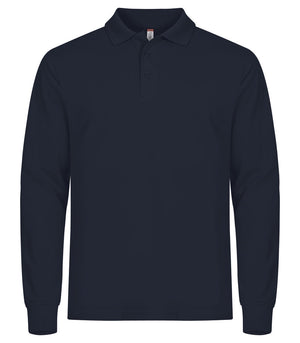 Manhattan L/S Polo - dark navy