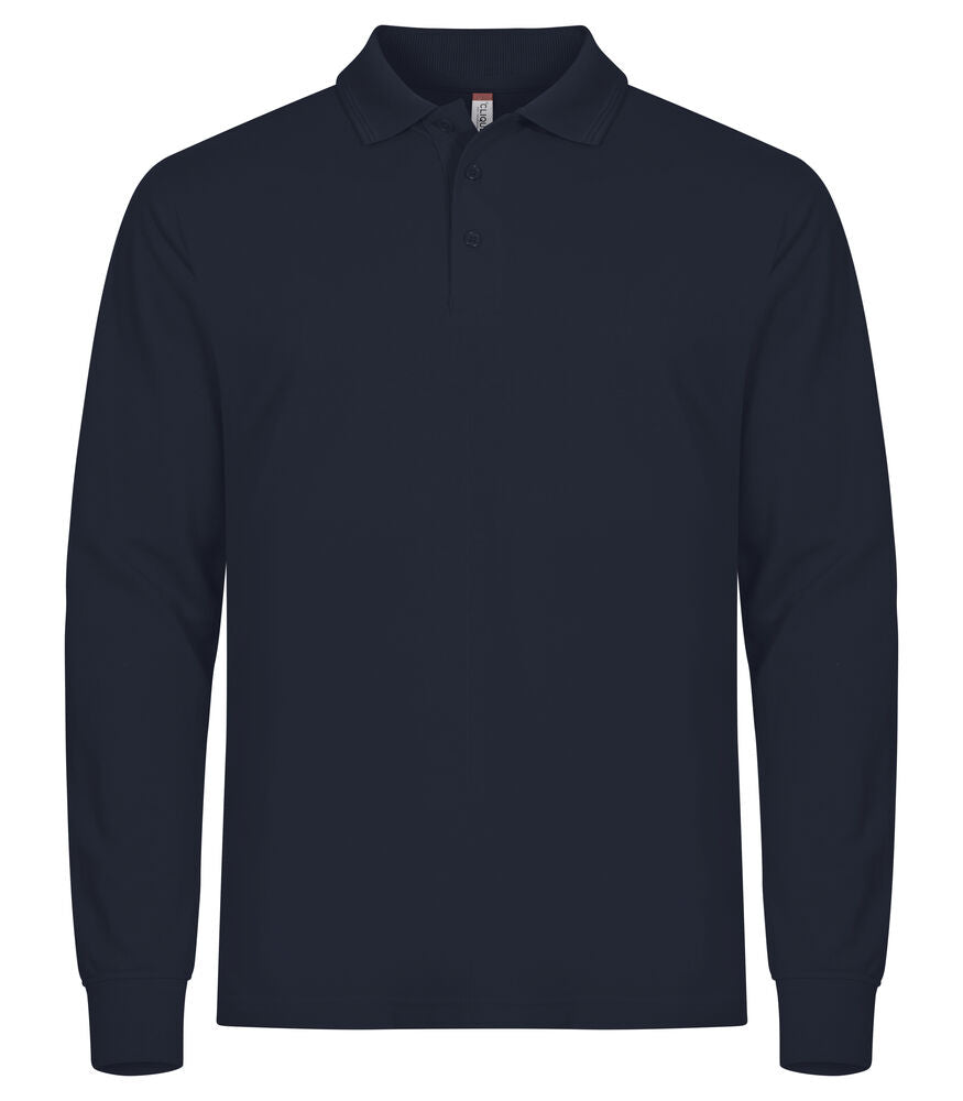 Manhattan L/S Polo - dark navy