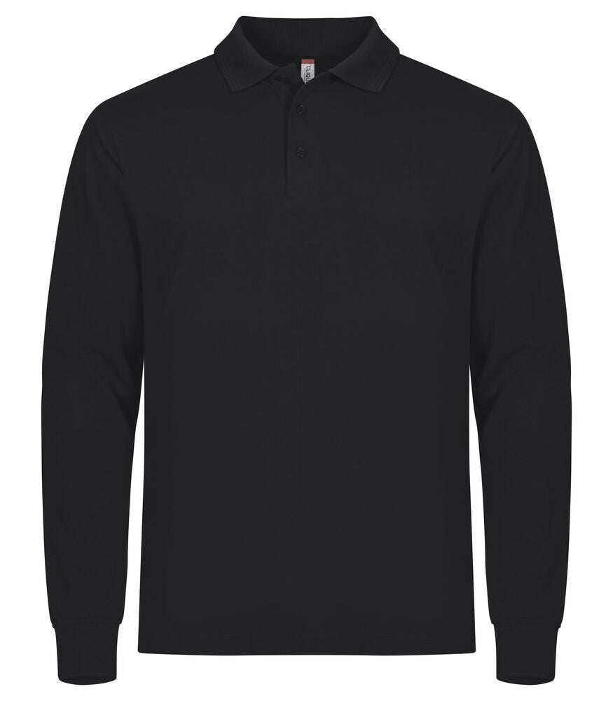 Manhattan L/S Polo - black