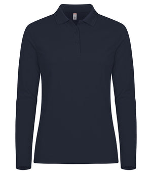 Manhattan Women L/S Polo - dark navy