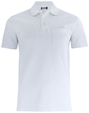Basic Polo w. Pocket - white