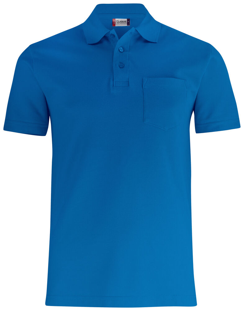 Basic Polo w. Pocket - royal blue