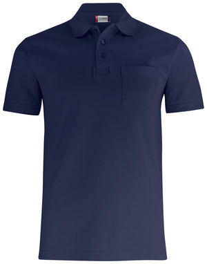 Basic Polo w. Pocket - dark navy