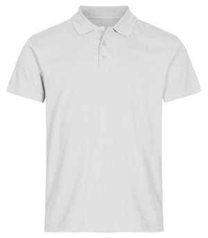 Single Jersey Polo - white