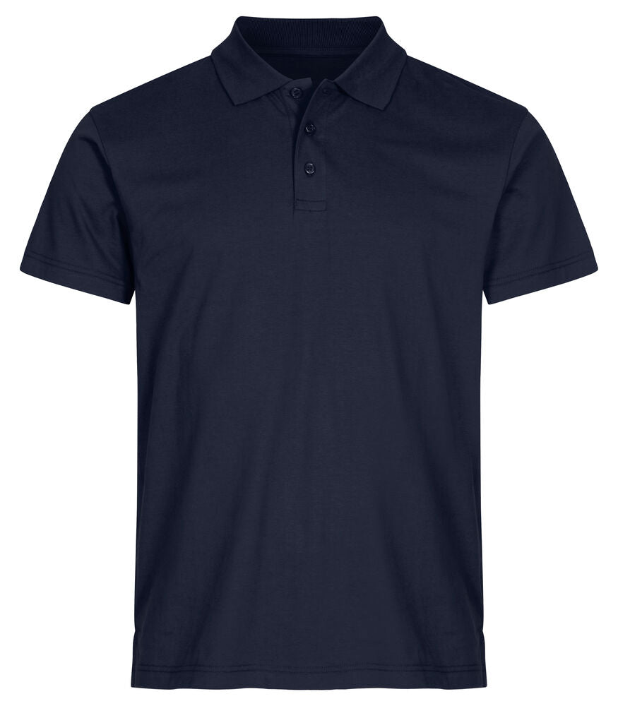 Single Jersey Polo - dark navy