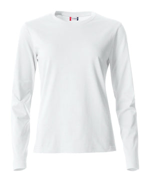 Basic-T L/S Women - white