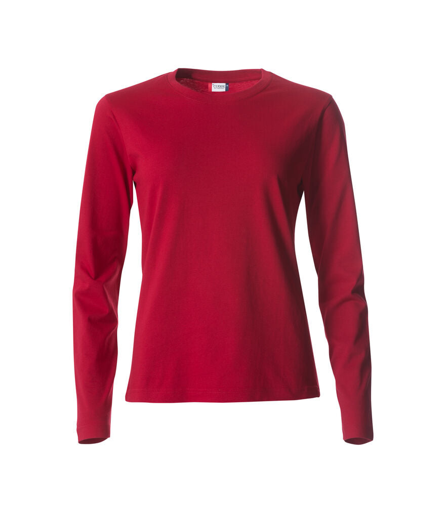 Basic-T L/S Women - red