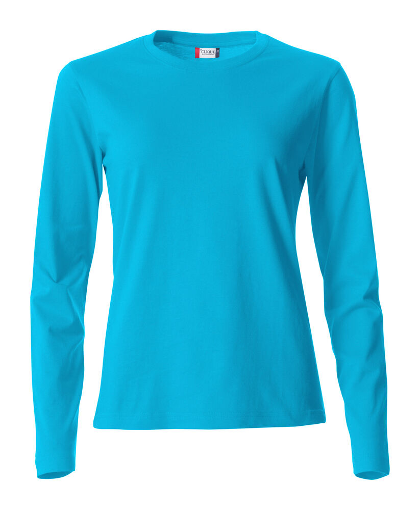 Basic-T L/S Women - turquoise