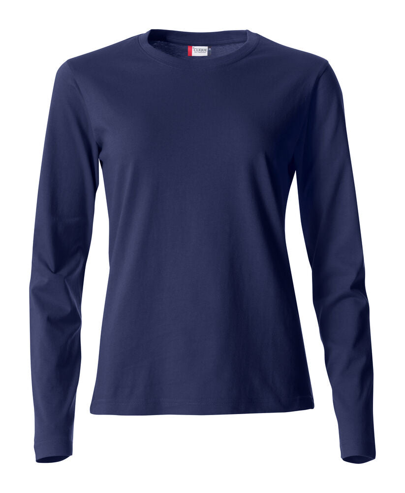Basic-T L/S Women - dark navy