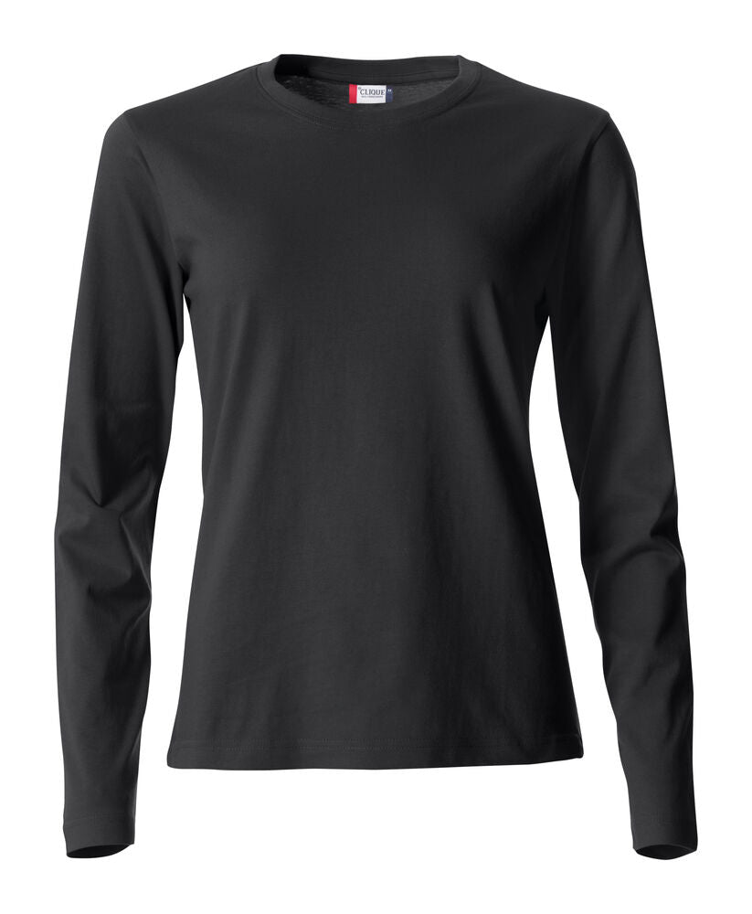 Basic-T L/S Women - black