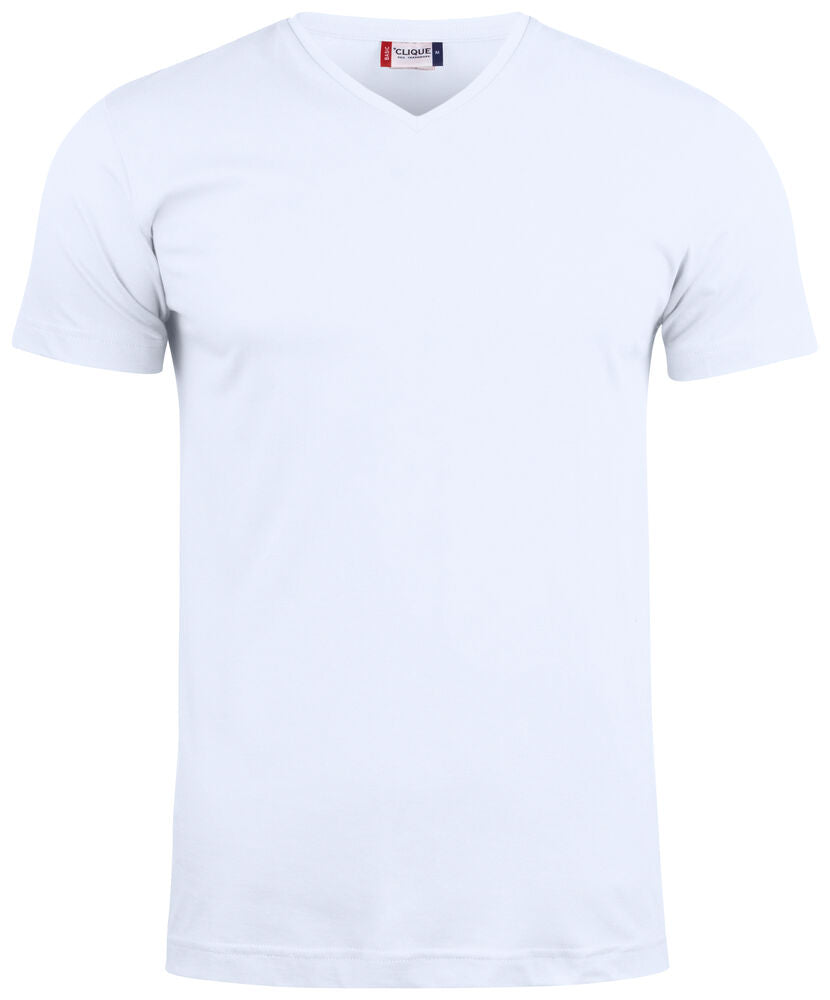 Basic-T V-neck - white
