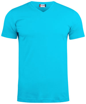 Basic-T V-neck - turquoise
