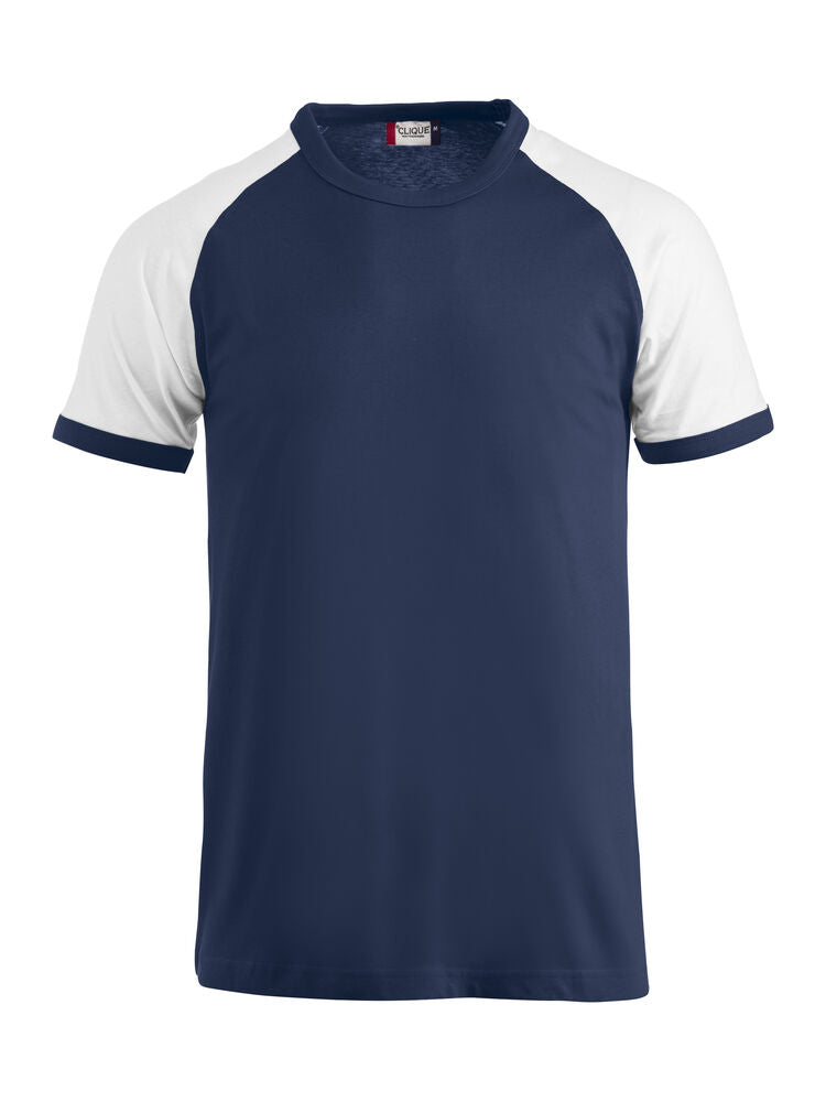 Raglan Tee - navy/white