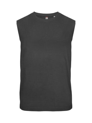 Sleeveless T - metal grey