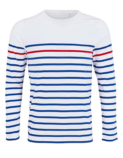 Dames T-shirt met lange mouwen en strepen Matelot