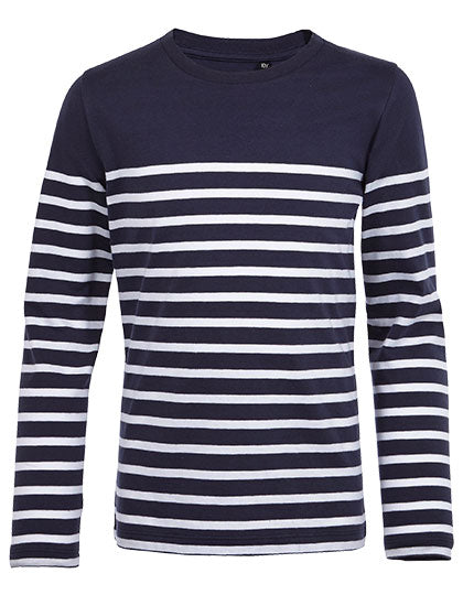 T-shirt met lange mouwen en strepen voor kinderen Matelot