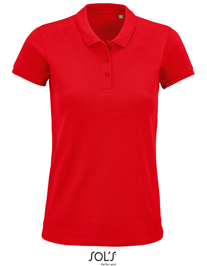 Planet Poloshirt voor dames