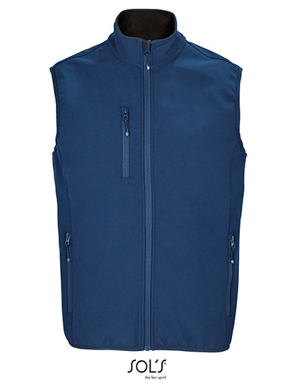 Heren bodywarmer Falcon van softshell met rits