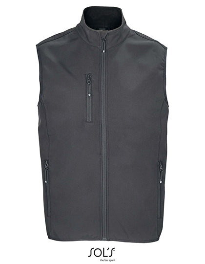 Heren bodywarmer Falcon van softshell met rits