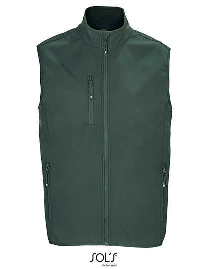 Heren bodywarmer Falcon van softshell met rits