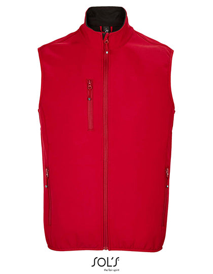 Heren bodywarmer Falcon van softshell met rits