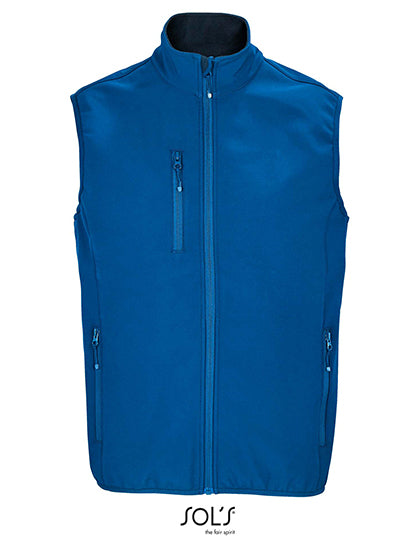 Heren bodywarmer Falcon van softshell met rits