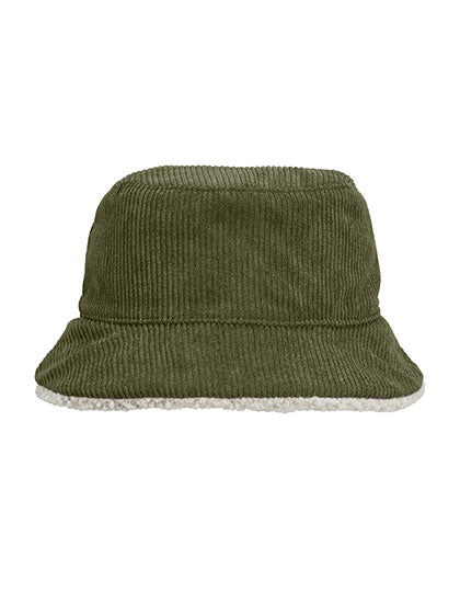 Omkeerbare Sherpa En Fluweel Bucket Hat