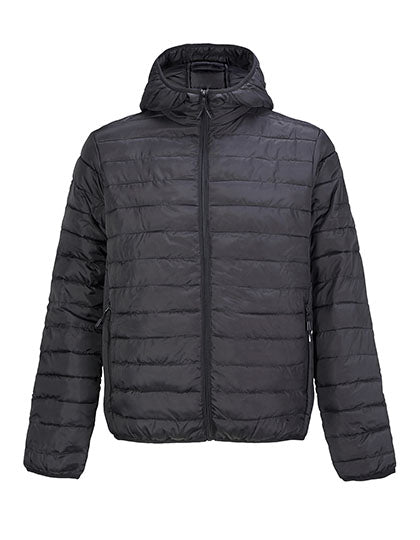 Heren gewatteerde jas met capuchon 'Stream Lightweight'