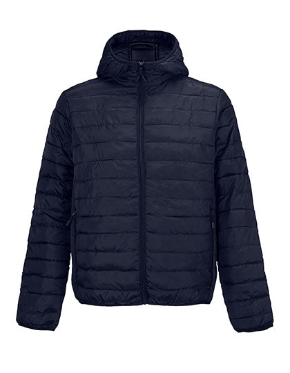 Heren gewatteerde jas met capuchon 'Stream Lightweight'