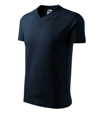 Malfini V-neck T-shirt unisex - navy blue