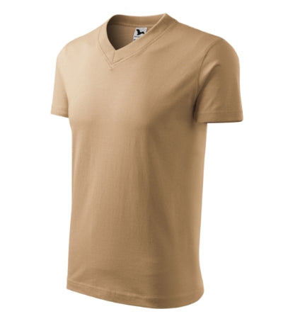 Malfini V-neck T-shirt unisex - sand