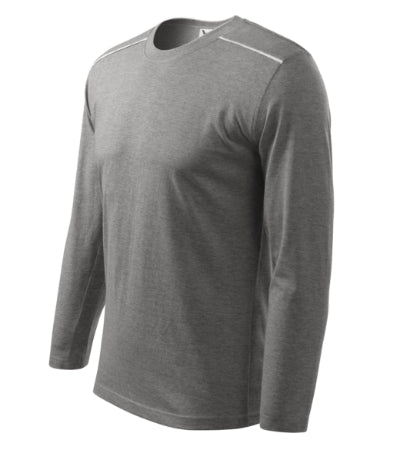 Malfini Long Sleeve T-shirt unisex - dark gray melange