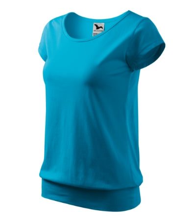 Malfini City T-shirt women’s - blue atoll