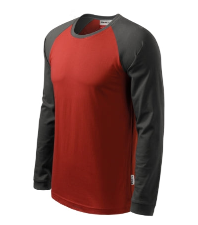 Malfini Street LS T-shirt unisex - marlboro red