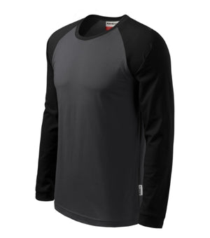 Malfini Street LS T-shirt unisex - ebony gray