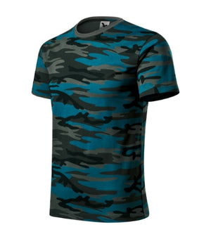 Malfini Camouflage T-shirt unisex - camouflage petrol