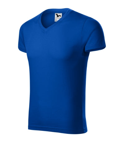 Malfini Slim Fit V-neck T-shirt men’s - royal blue