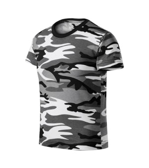 Malfini Camouflage T-shirt Kids - camouflage gray