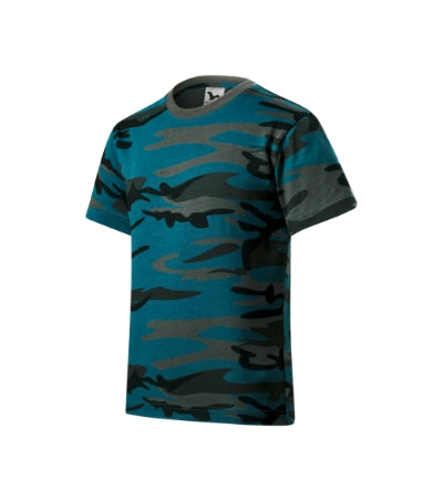 Malfini Camouflage T-shirt Kids - camouflage petrol