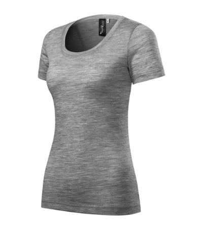 Malfini Merino Rise T-shirt women’s - dark gray melange