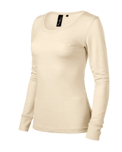 Malfini Merino Rise LS T-shirt women’s - almond